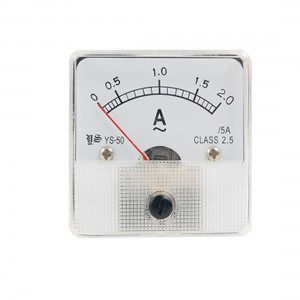 AC 0-2A Squared Panel Analog Ampere Meter Ammeter YS-50
