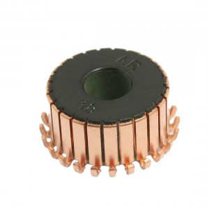 8mm x 21.5mm x 12mm Copper Casing Mounted On Armature Motor Commutator