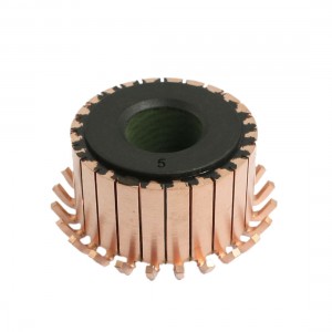 17mm x 41.4mm x 28.57mm 24 Gear Tooth Copper Shell Electric Motor Commutator