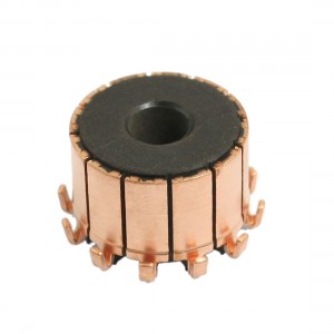6.35mm x 18.9mm x 13.5mm 12 Gear Tooth Mounted On Armature Commutator