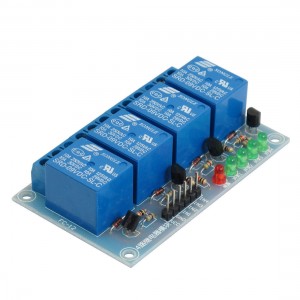 DC 9V 4-Channel Low Level Trigger PLC Relay Module for Arduino ARM DSP AVR