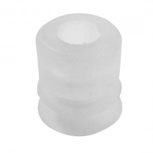Clear White Soft Silicone Miniature Vacuum Suction Cup 15mmx16mm