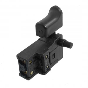 AC 250V 6A DPST Lock on Manual Trigger Switch for Electric Hammer
