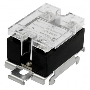 DC 3-32V Temperature Control Solid State Relay 25A SSR-25DD w DIN Rail Base