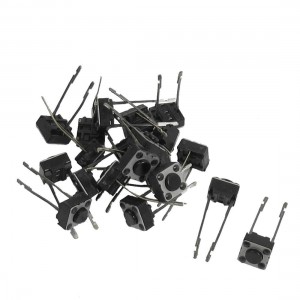 20 Pcs 6x6x4mm Momentary Tactile Tact Push Button Switch 2 Pin DIP Through Hole