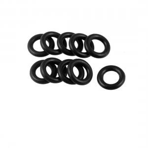 10 Pcs 11mm x 2.4mm Industrial Flexible Rubber O Ring Seal Washer