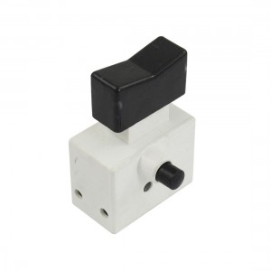 AC 250V 1-5A SPST NO Lock on Electric Mixing Drill Tool Trigger Switch
