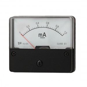 Plastic Housing DC 1mA Analog Current Panel Meter Tool