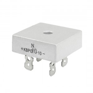 KBPC40-10 1000V 40A Single Phase Bridge Rectifier Half-Wave Silver Tone
