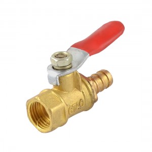 8mm Hole Tail OD 1/4"PT 12mm Female Threaded Gas Pneumatic Ball Valve