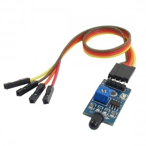 Wavelength 760nm-1100nm 4 Pins 2 Channel LM393 Chip Flame Sensor Module w 4-Wire