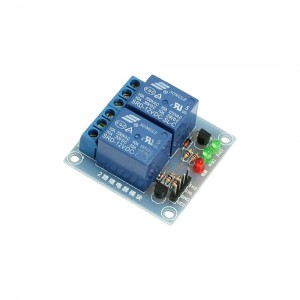 Double Channel DC 12V Coil 10A 250V/125VAC 30V/28VDC Relay Module Board