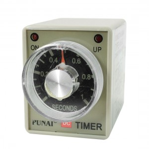 AH3-2 DC 24V 8 Pins DPDT 0-1 Seconds 1Sec Power on Delay Timer Time Relay