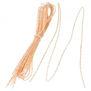 10 Pcs 94cm 1mm Dia. PVC Fiberglass Insulating Sleeving Sleeve