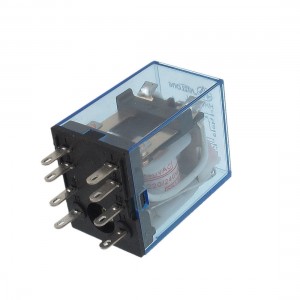 HH52P-L 220/240VAC Coil Voltage 2P2T 8 Pins 5A Red LED Light Power Relay