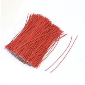 0.5mmx150mm PVC Tin Plated Silicone Brushless Motor Wire 24AWG Cable Red 500 Pcs