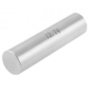 Hole Measuring 12.74mm x 50mm Pin Gage Gauge w Plastic Cylindrical Box