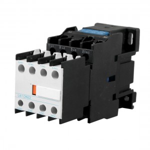 LA1-DN22C 110V Coil 660V Ui 3 Poles 1NC 3 NO AC Contactor Black