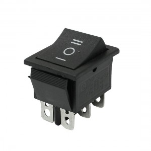 DPDT ON-OFF-ON 3 Position Snap In Boat Rocker Switch 10A/250V 15A/125V AC