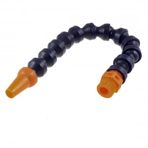 1/2" PT Thread Flexible 10mm Dia Round Nozzle Water Oil Coolant Pipe