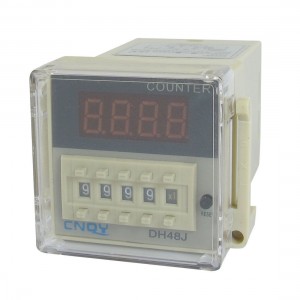 DH48J AC/DC 12V 50/60Hz 1-999900 8 Pin Terminals Digital Counter Relay