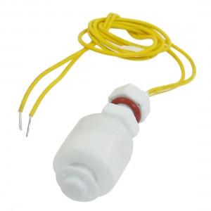 White P.P 17mm x 19mm Water Level Sensor Vertical Liquid Float Switch Fish Tank