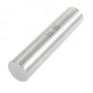 Industry Hole Measuring 11.25mm x 50mm Cylinder Pin Gage Gauge w Plastic Box