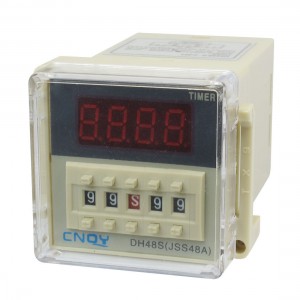 DH48S-2ZH LCD Display Time Timer Delay Relay 8-Pin DPDT 0.01S-99H99M AC 110V