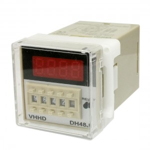 DH48J 220VAC 1-999900 Count Range 8 Terminal Digitals Counter Relay