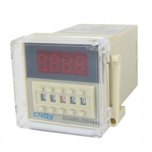 DH48S-2ZH LCD Display Time Timer Delay Relay 8-Pin DPDT 0.01S-99H99M AC/DC24V