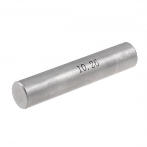 Hole Measuring 10.26mm x 50mm Pin Gage Gauge w Plastic Cylindrical Box