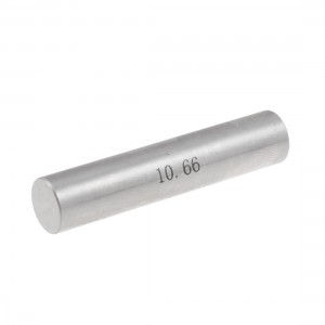 Hole Measuring 10.66mm x 50mm Pin Gage Gauge w Plastic Cylindrical Box