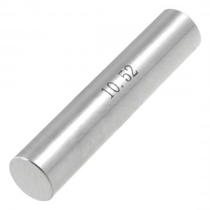 Hole Measuring 10.52mm x 50mm Pin Gage Gauge w Plastic Cylindrical Box