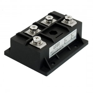 Black 4 Terminals Rectifier Module Transistor Semiconductor AC 2000V 200A