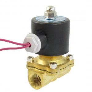 AC 110V 2 Port 2 Way 1/2"PT Female Thread Pneumatic Electric Solenoid Valve