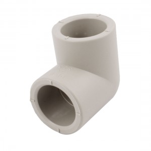 25mm Dia 90 Angle Degree Elbow PP-R Pipe Fittings Adapter Connector