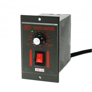 AC 220V 40W 6 Pins Plug Motor Speed Control Switch Controller