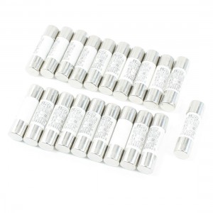 20 Pcs 500V 3A 10 x 38mm Cylindrical Ceramic Tube Fuses Link RT14 RT18 RO15