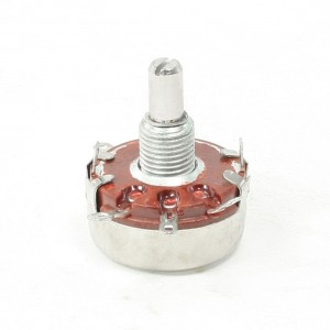 220K ohm 2W Watt 6mm Round Shaft Rotary Taper Carbon Potentiometer WTH118