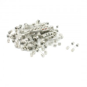 100 Pcs 250V 0.5Amp Fast Blow Type Glass Tube Fuses 5 x 20mm