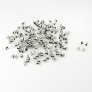 100 Pcs 250 Volts 8Amp Fast Blow Type Glass Tube Fuses 6 x 30mm