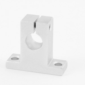 0.79" Dia Aluminum CNC Pillow Block Shaft Straight Guide