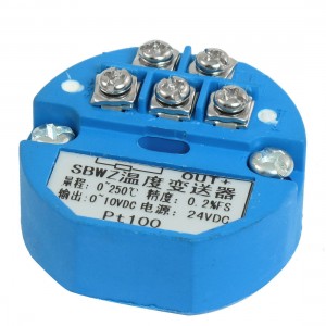 PT100 Temperature Sensor Transmitter 0-250C Output 0-10V DC