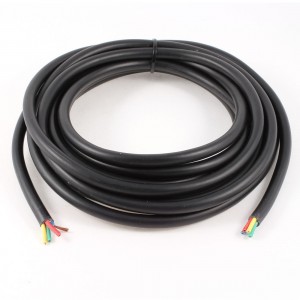 15/4 AWG Wire 4 Copper Cores Flexible PVC Insulated RVV Cable 5m 16.4ft