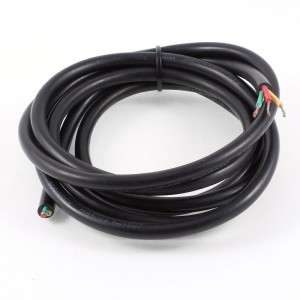 17/3 AWG Wire Copper Cores Flexible PVC Insulated RVV Cable 2.4m 7.8FT