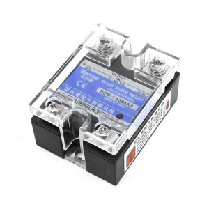 80-250V AC to 24-480V AC Rectangle Single Phase SSR Solid State Relay 80A