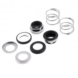2 Pieces 16.5mm Single Spring Inbuilt Mechanical Water Pump Shaft Seal