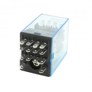 HH54P AC 12V Coil LED General Purpose Power Relay 4PDT 14-Pin