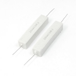 2 Pcs Axial Wirewound Cement Resistors 20W Watt 10 Ohm 5%