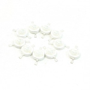 10 Pcs 2 Pin 3W Blue LED Light Bulb Bead Emitters 465-470NM